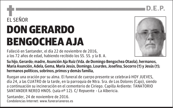 DON GERARDO BENGOCHEA AJA