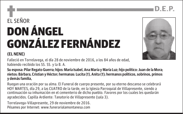 DON ÁNGEL GONZÁLEZ FERNÁNDEZ