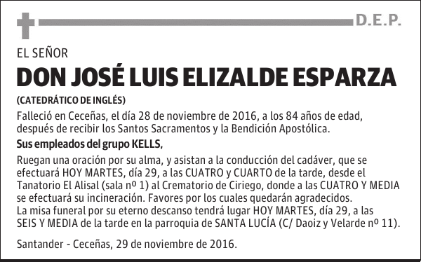 DON JOSÉ LUIS ELIZALDE ESPARZA