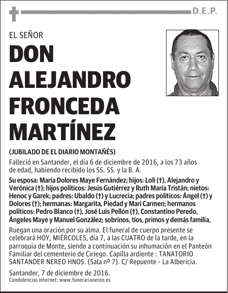 DON ALEJANDRO FRONCEDA MARTÍNEZ