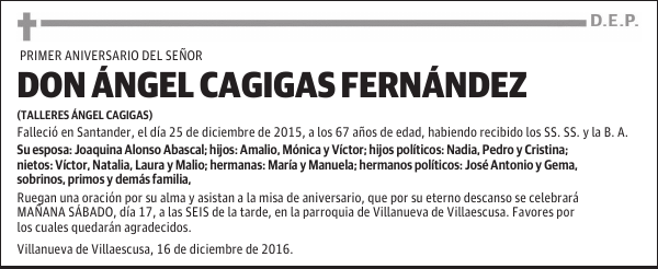 DON ÁNGEL CAGIGAS FERNÁNDEZ