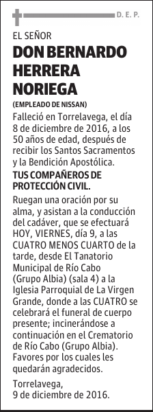 DON BERNARDO HERRERA NORIEGA