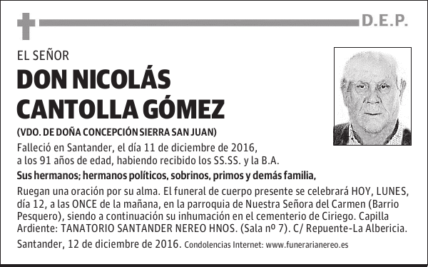 DON NICOLAS CANTOLLA GOMEZ