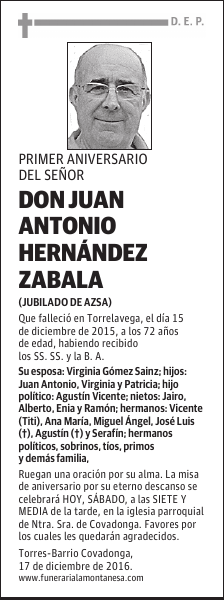 DON JUAN ANTONIO HERNÁNDEZ ZABALA