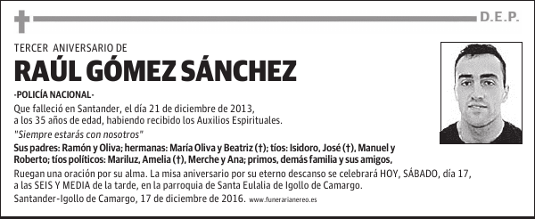 RAÚL GÓMEZ SÁNCHEZ