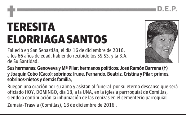 Teresita Elorriaga Santos