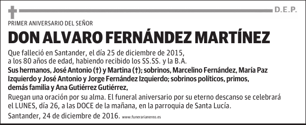 DON ALVARO FERNANDEZ MARTINEZ