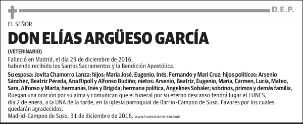 Don Elías Argüeso García