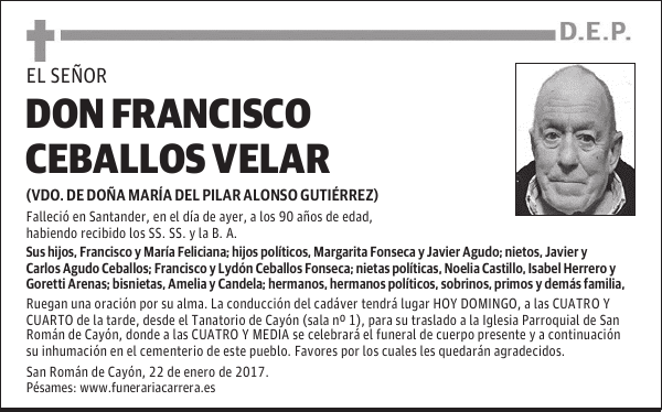 DON FRANCISCO CEBALLOS VELAR