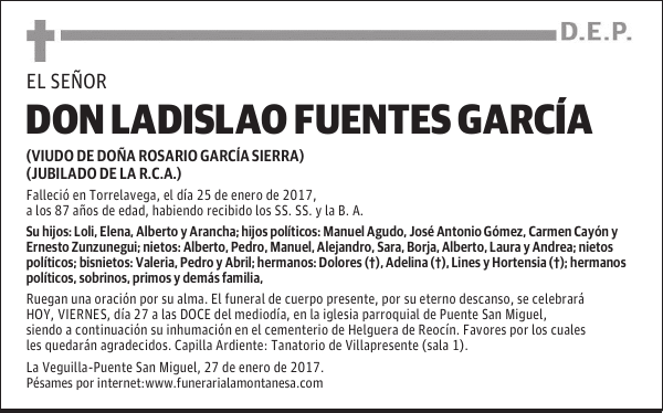 DON LADISLAO FUENTES GARCÍA