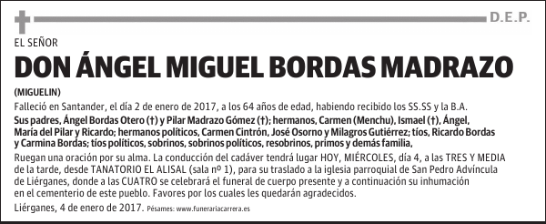 DON ÁNGEL MIGUEL BORDAS MADRAZO