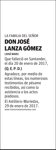 DON JOSÉ LANZA GÓMEZ