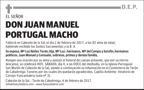 Don Juan Manuel Portugal Macho
