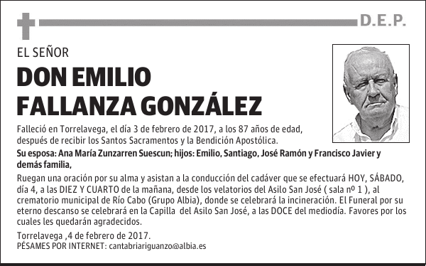 DON EMILIO FALLANZA GONZÁLEZ
