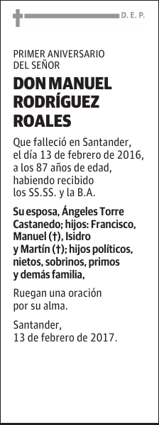 DON MANUEL RODRÍGUEZ ROALES