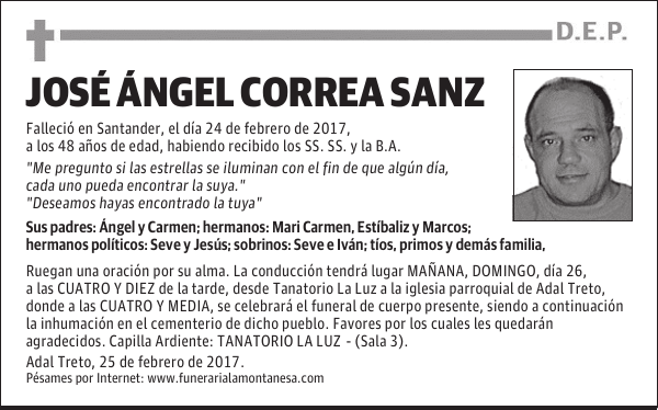 JOSÉ ÁNGEL CORREA SANZ