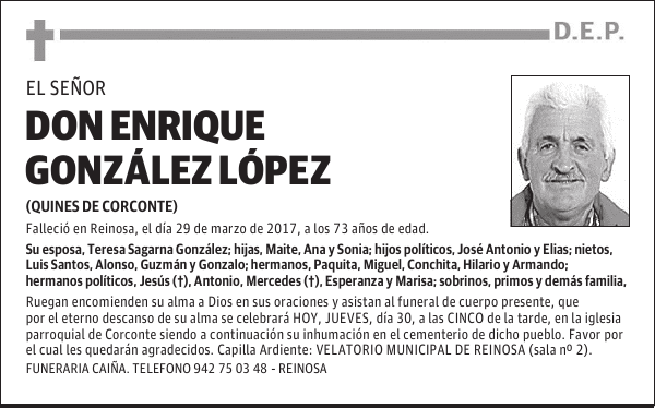 D. Enrique González López