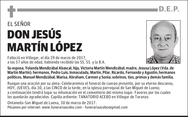 D. Jesús Martín López