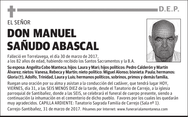 DON MANUEL SAÑUDO ABASCAL