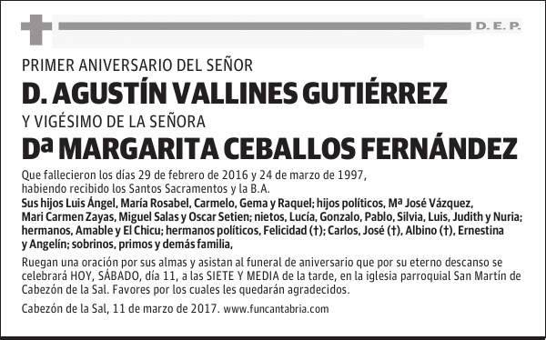 Don Agustín Vallines Gutiérrez