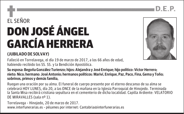 DON JOSÉ ÁNGEL GARCÍA HERRERA