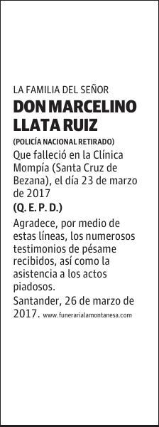 DON MARCELINO LLATA RUIZ