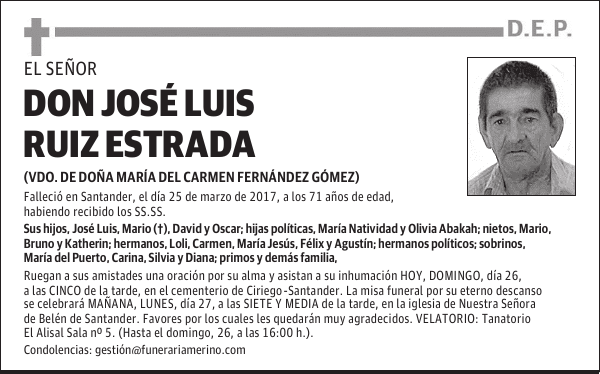 DON JOSÉ LUIS RUIZ ESTRADA