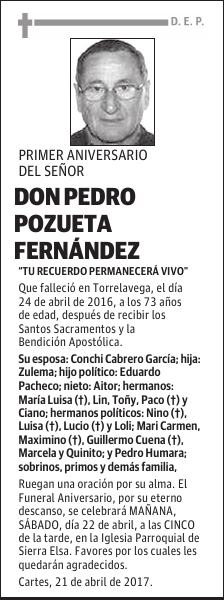 DON PEDRO POZUETA FERNÁNDEZ