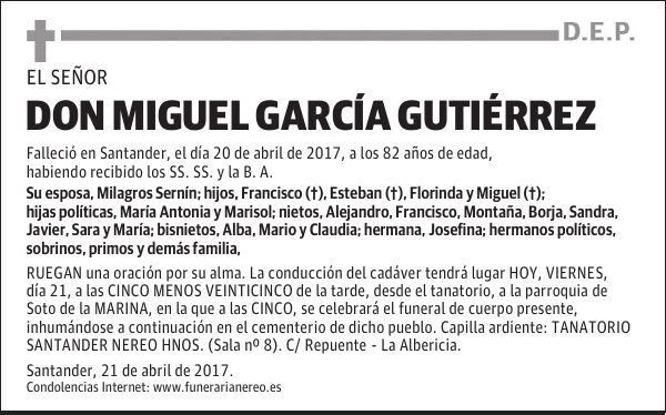 DON MIGUEL GARCÍA GUTIÉRREZ