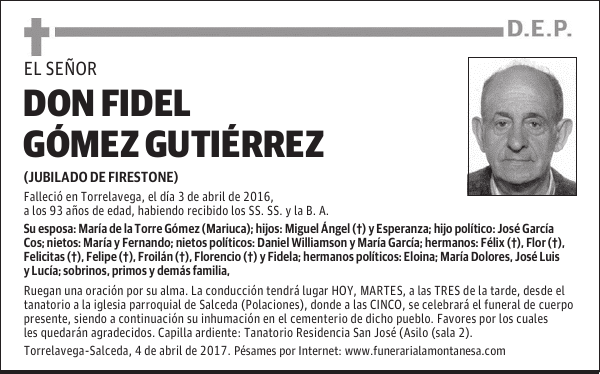 DON FIDEL GÓMEZ GUTIÉRREZ