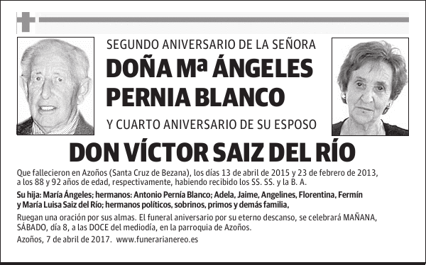 DOÑA MARÍA ÁNGELES PERNIA BLANCO