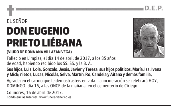 DON EUGENIO PRIETO LIÉBANA