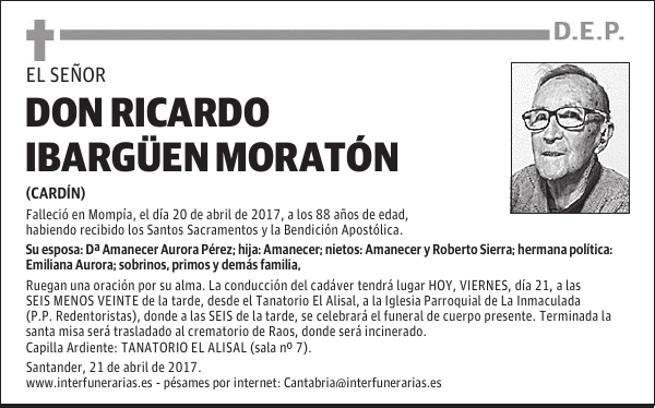 DON RICARDO IBARGÜEN MORATÓN