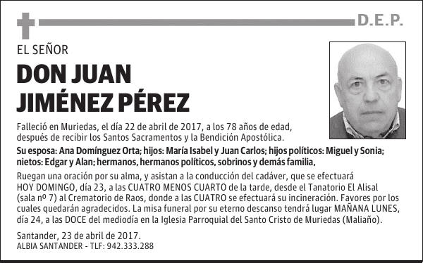 DON JUAN JIMÉNEZ PÉREZ