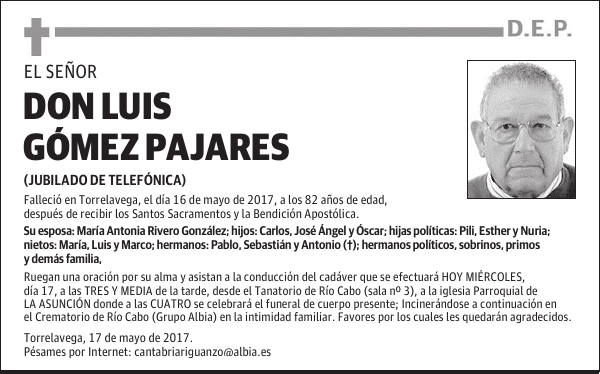 DON LUIS GÓMEZ PAJARES