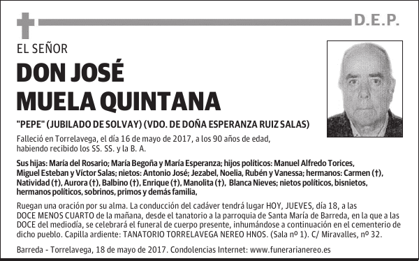 DON JOSÉ MUELA QUINTANA