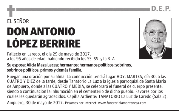 DON ANTONIO LÓPEZ BERRIRE