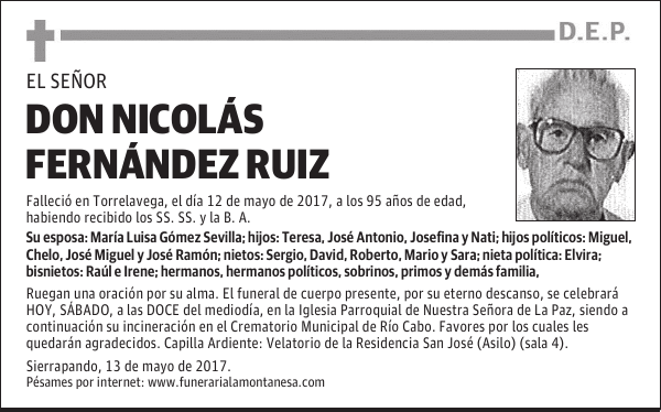 DON NICOLÁS FERNÁNDEZ RUIZ