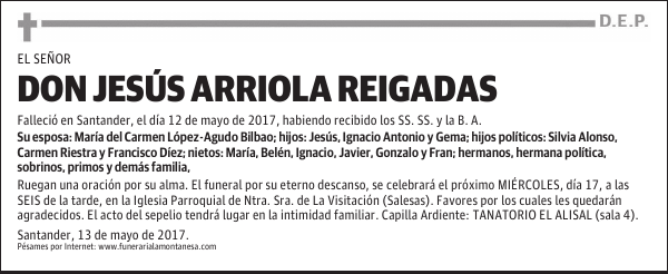 DON JESÚS ARRIOLA REIGADAS