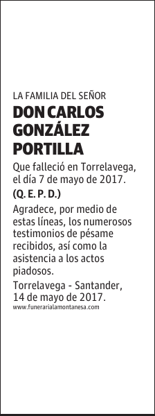 DON CARLOS GONZÁLEZ PORTILLA