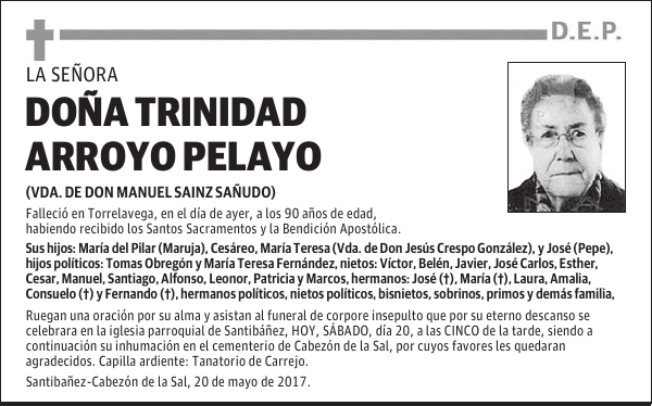 Doña Trinidad Arroyo Pelayo
