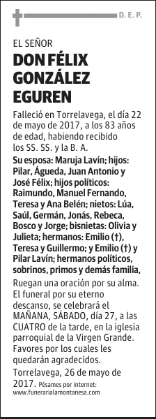Don Félix González Eguren