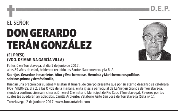 Don Gerardo Terán González