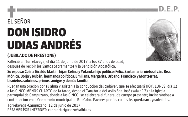 DON ISIDRO UDIAS ANDRÉS