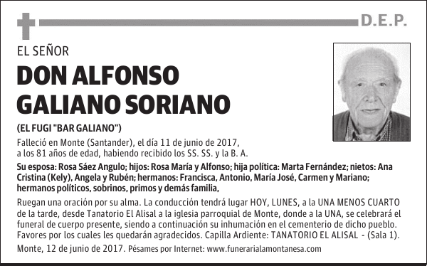 DON ALFONSO GALIANO SORIANO
