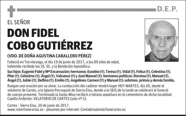 DON FIDEL COBO GUTIÉRREZ
