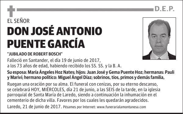 DON JOSE ANTONIO PUENTE GARCÍA