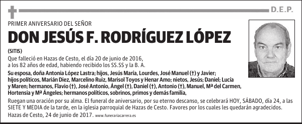 DON JESÚS F. RODRÍGUEZ LÓPEZ