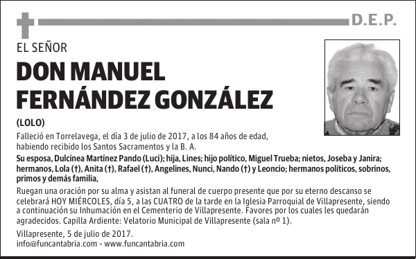 DON MANUEL FERNÁNDEZ GONZÁLEZ