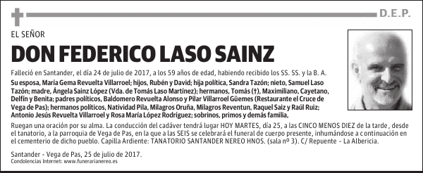 DON FEDERICO LASO SAINZ